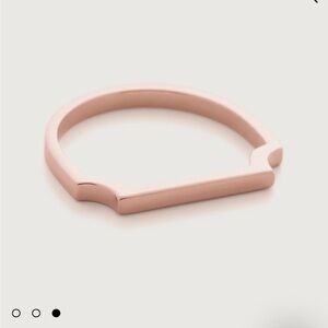 Monica Vinader Signature Slim Ring Rose Gold Sz 6.5